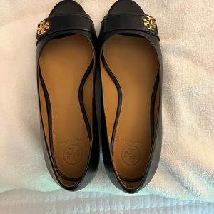 Tory Burch wedges. Size 10. Never worn.